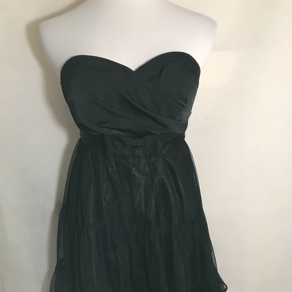 Do & Be Black Strapless Party MiniDress Sz S Lined - Picture 2 of 5